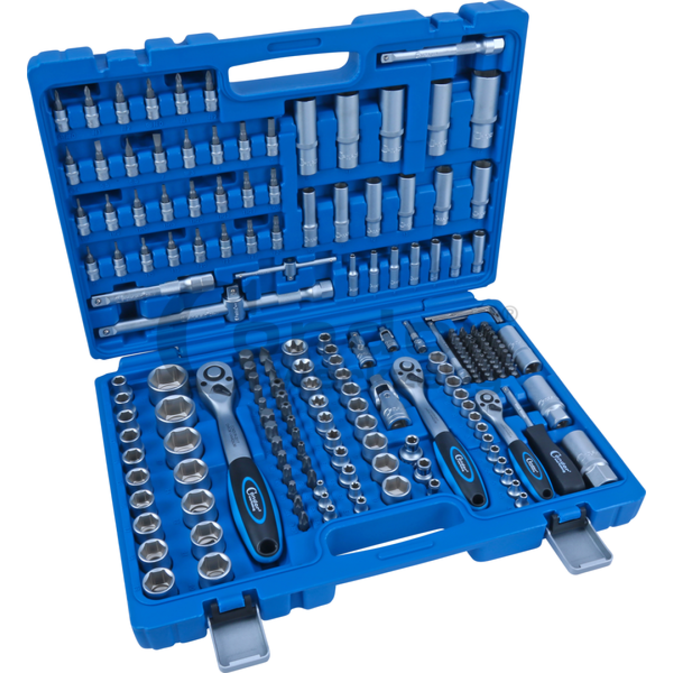 Condor Steckschlüssel-Satz, 150-tlg., 1/4+3/8+1/2