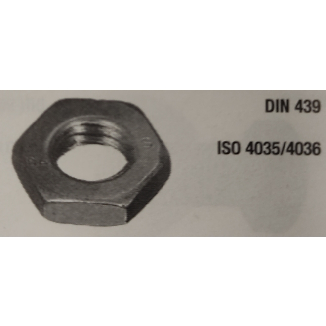 V4A Sechskantmutter, niedrige Form DIN 439 | M 30
