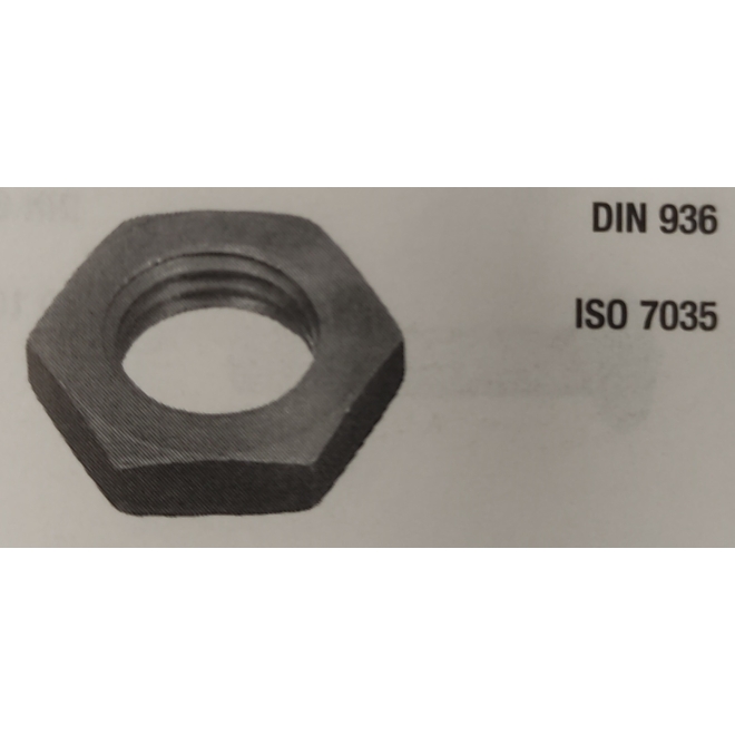 Flache Sechskantmuttern DIN 936 | M 26 x 1,5 mm